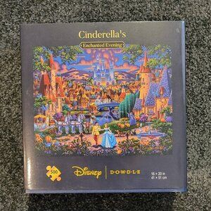 Brand New! Dowdle Disney Cinderella's Enchanted Evening 500pc jigsaw puzzle